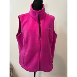 Columbia Women's Benton Springs Fleece Vest in Hot Pink
